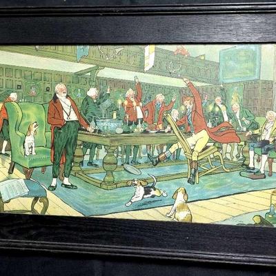 "Fox Hunting Celebration" by Cecil Aldin