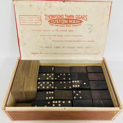 Vintage "Dominoes" and "Flinch Card" Game Deck