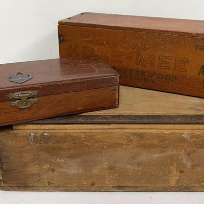 Vintage Wooden Boxes