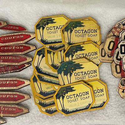 Vintage "Octagon" Soap Coupons