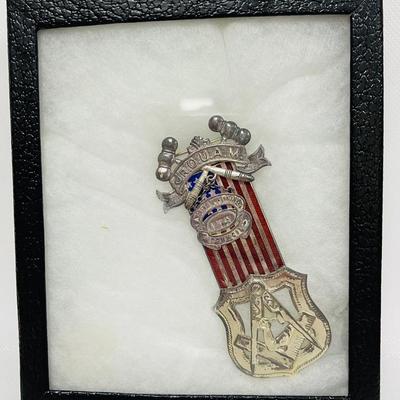 1920s Jr. OUAM Sterling Silver Masonic Medal