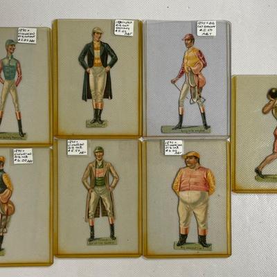 Die-Cut Lithograph Caricatures by "Leslie Matthew Ward" from 1880s Vanity Fair