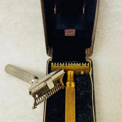 Vintage “Gillette” and “GEM” Metal Safety Razors
