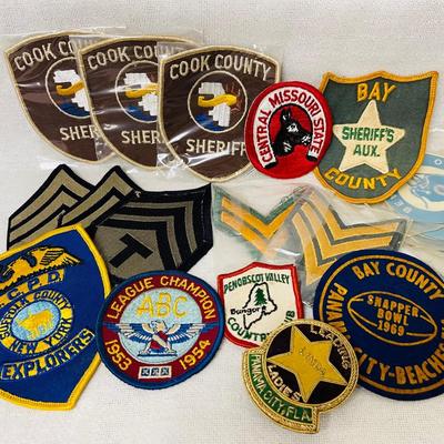 Vintage Assortment Of Law Enforcement Patches