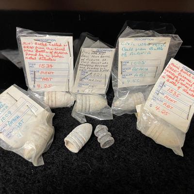 Civil War Era Minie “Drop” Ball Bullets