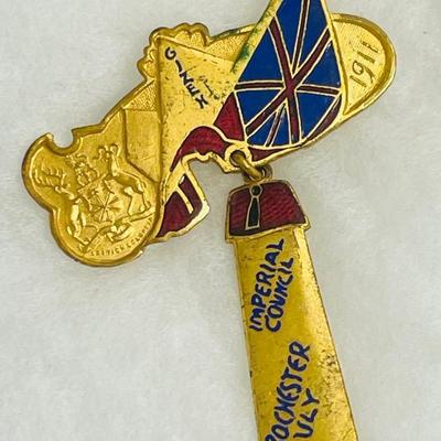 1911 Antique Shriners Imperial Council Pin