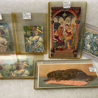 Antique Victorian Postcards / Trade Cards 
