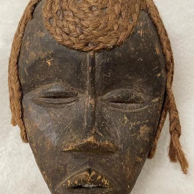 Antique African Carved Wooden Mask