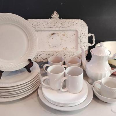 Em136 beige dinner set