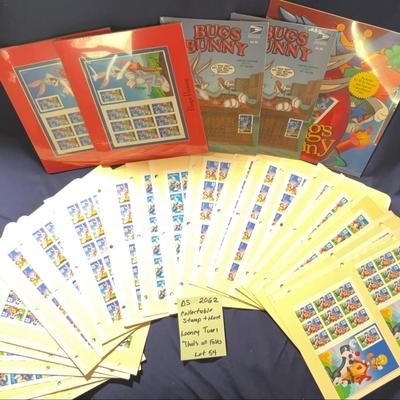 Collectable Stamps And More Looney Tunes That’s All Folks Lot#54 Reserve - $50
