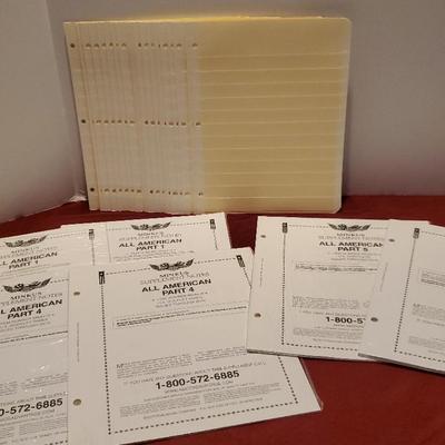 Minkus All American item number MAA115 116 415 416 515 516 lot 85