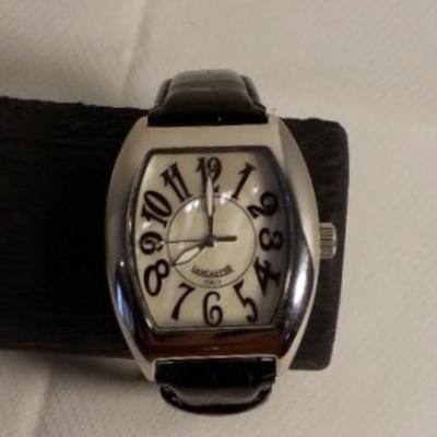Mens Lancaster Wrist Watch Lot 5 Retail $80 - Reserve - $25