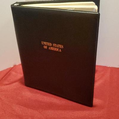 Collectible stamps American plate block album lot 72