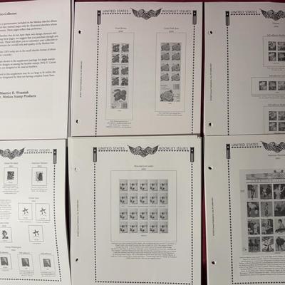 Collectable Stamps And More, Page Blocks For Stamp Album Lot#108