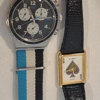 Swatch Watch And Le Watch.  Retail $150 Together.  LOT26 - Reserve $50