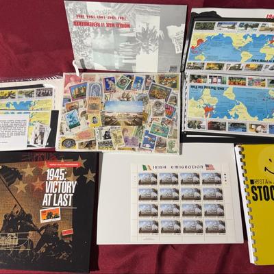 Collectable Stamps And More, Disney World, World War2 Lot100  Reserve - $50