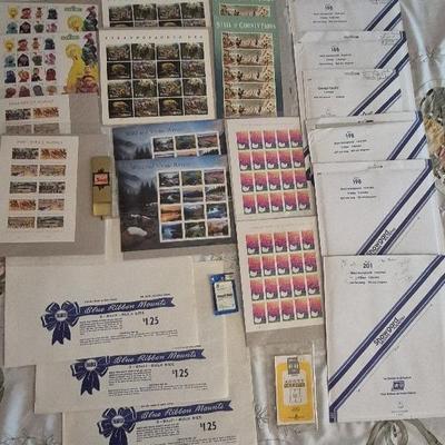 Forever Stamps State & Country Fairs/Woodstock 50thAniv/PO Murals/Sesame Street Reserve - $90