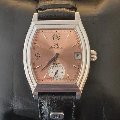 Jean Marcel Men's 106-166 Sapphire Watch Automatic. Retail $495. Lot14  Reserve - $200