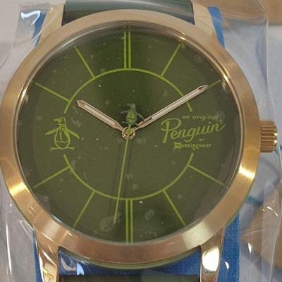 New Penguin  Watch In Box Retail $50. LOT 25