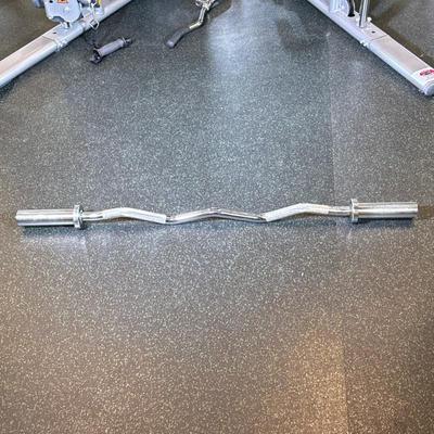 CURLING BAR | Free weight curling bar - no weights Dimensions: l. 47.5 in
