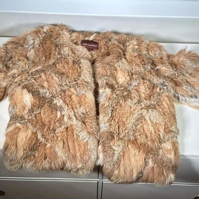 525 America Real Fur Coat | Made of very soft rabbit fur, of small/petite size - h. 20.5 in
