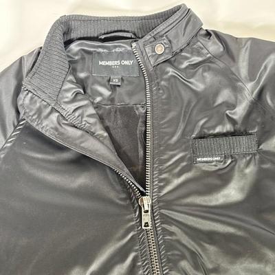 Members Only Black Bomber Jacket | Size XS
