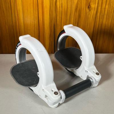 Freerider Skatecycle By Brooklyn Workshop | Self-propelled, hubless skate with two 9 inch polyurethane wheels connected by a...