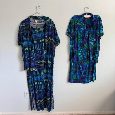 Two Blue Vintage Sets