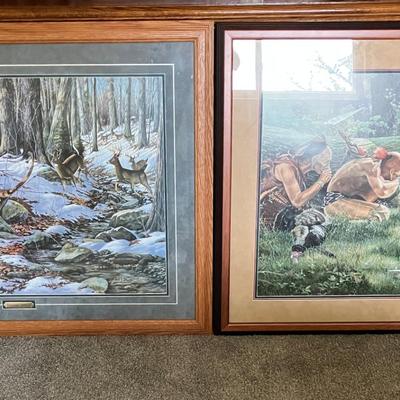 Framed Jack Paluh Signed and Numbered Limited Edition Prints with COAs