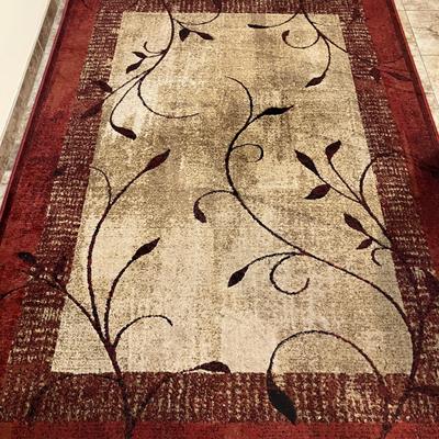 Allen + Roth 5' 3" x 7' 6" Tinsley Red Area Rug