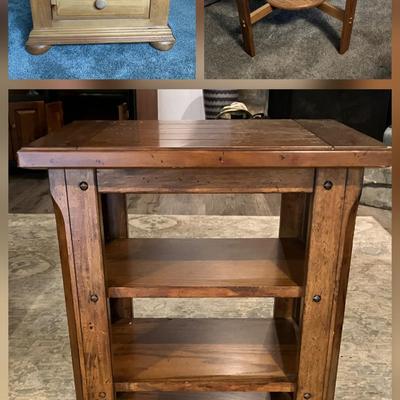 Broyhill 2 Drawer Chest and 2 Side Tables