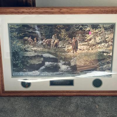 Framed Robert Griffing "Uncharted" Signed and Numbered Print