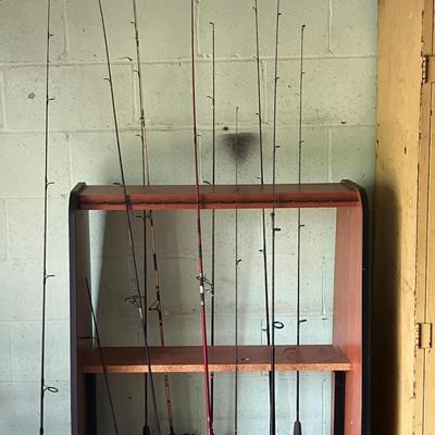Fishing Rods and Rack