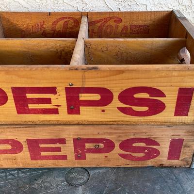 Vintage Wooden Pepsi Bottle Crates #2