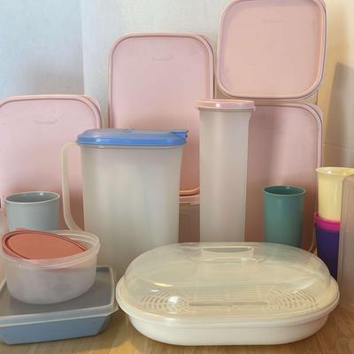 Rare Pink Tupperware Containers & More