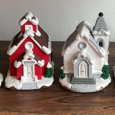 California Creations Mini Ceramic Christmas Village #2