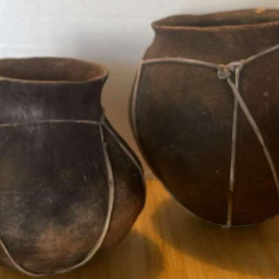 2 Pottery Jars