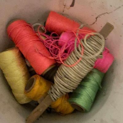 Assorted String & Small Bucket