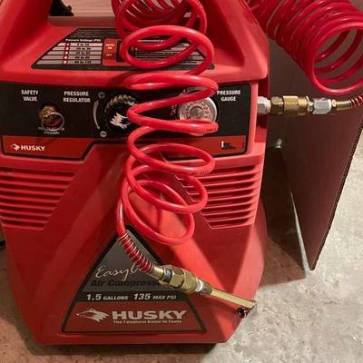 Husky Air Compressor Like New