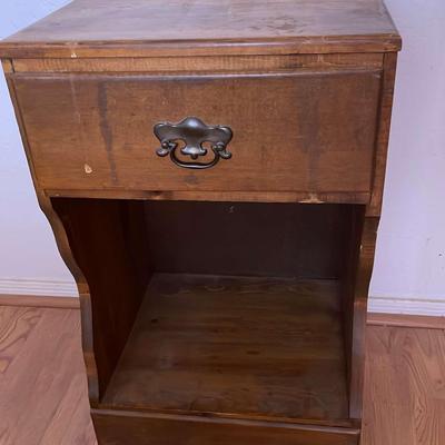Small Wooden  Night Stand