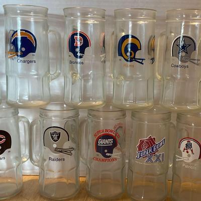 Professional football Teams Beer Mugs 