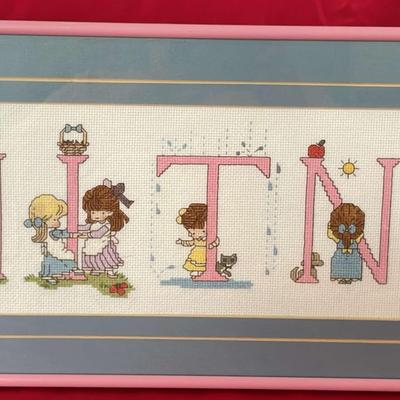 Crossstitch WHITNEY Framed