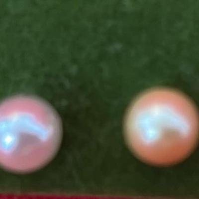 Faux Small Pearl Earrings Pierced