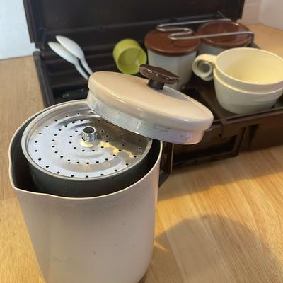 Vintage Nesco HomeNAway Coffeemaker Travel Kit