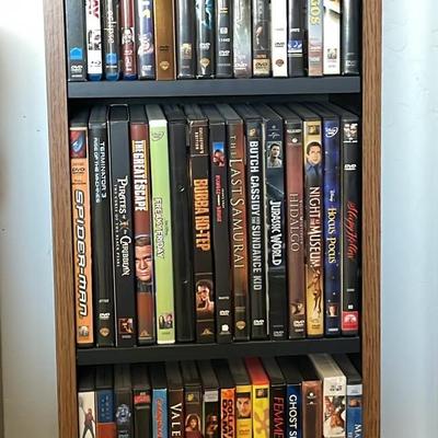Collection #1 DVD’s & Shelving Unit