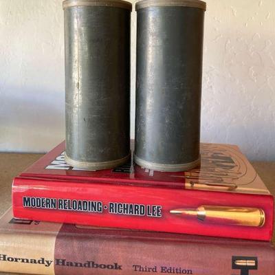 Small Gun Power Containers & Books