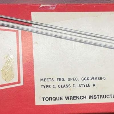 Sears Craftsman Torque Wrench