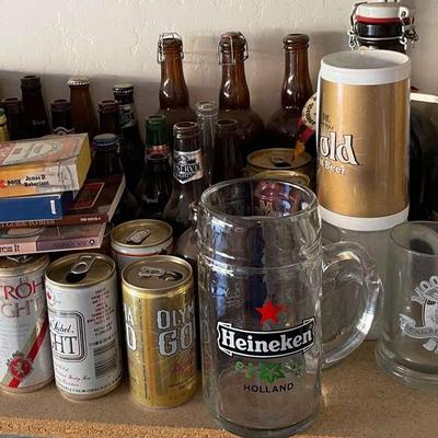 Man Cave Home Decor Beer Cans& Bottles & More