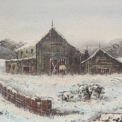 ORIGINAL SIGNED AND FRAMED PAINTING 