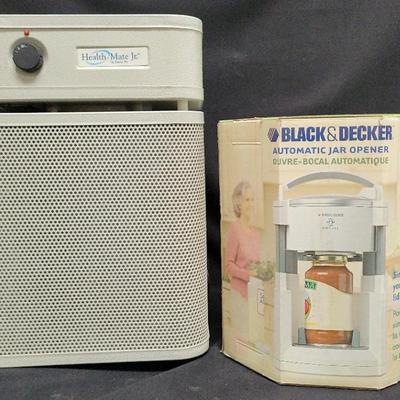 AUSTIN AIR CLEANER WITH BLACK AND DECKER JAR OPENER